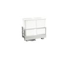 Rev-A-Shelf Rev-A-Shelf Aluminum Pull Out TrashWaste Container with Soft OpenClose 5149-1527DM-211